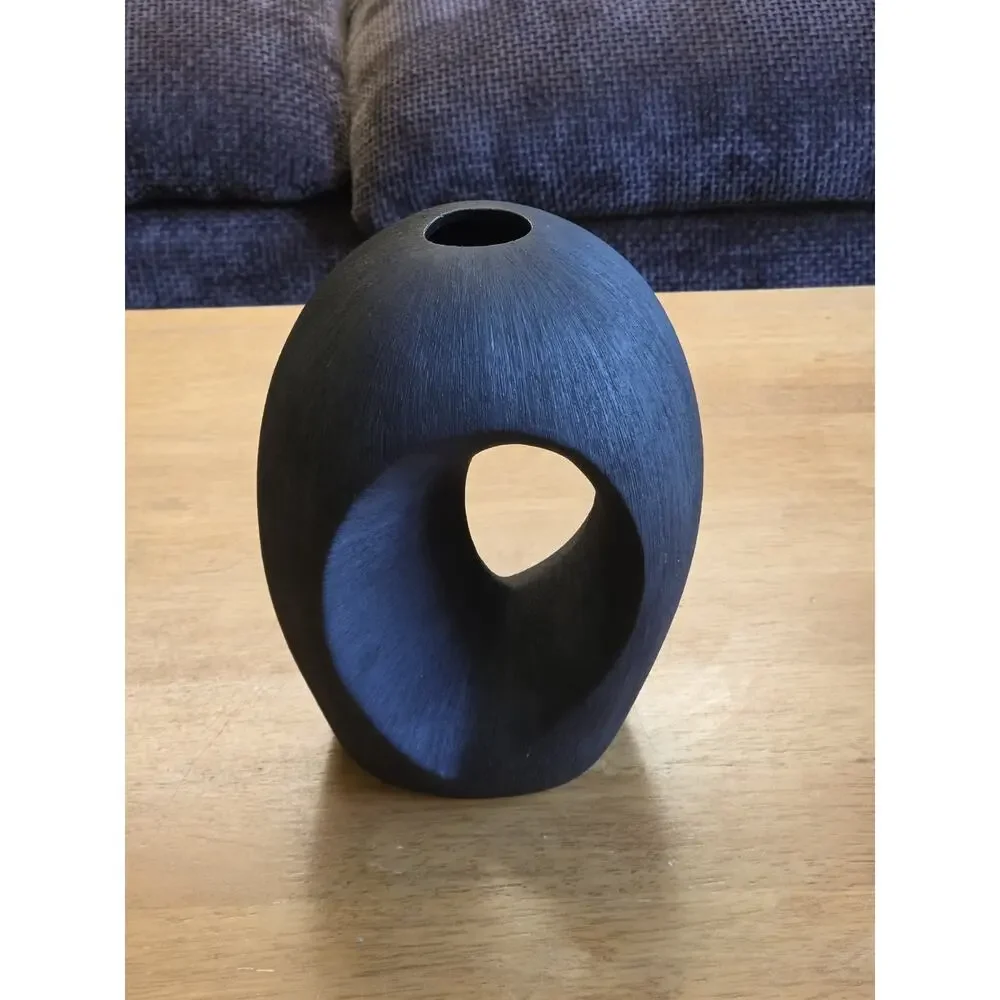 Handmade Porcelain Vase Flower Stoneware Modern Home Decor 8.6